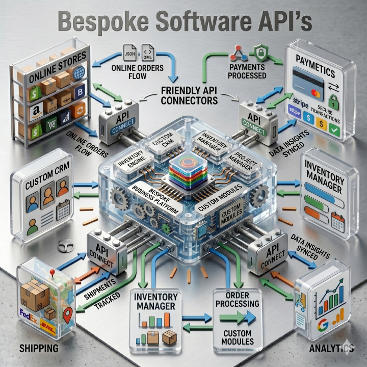 Your Bespoke solution should feature and be built with sophisticated data migration protocols that ensure the integrity of your historical information.